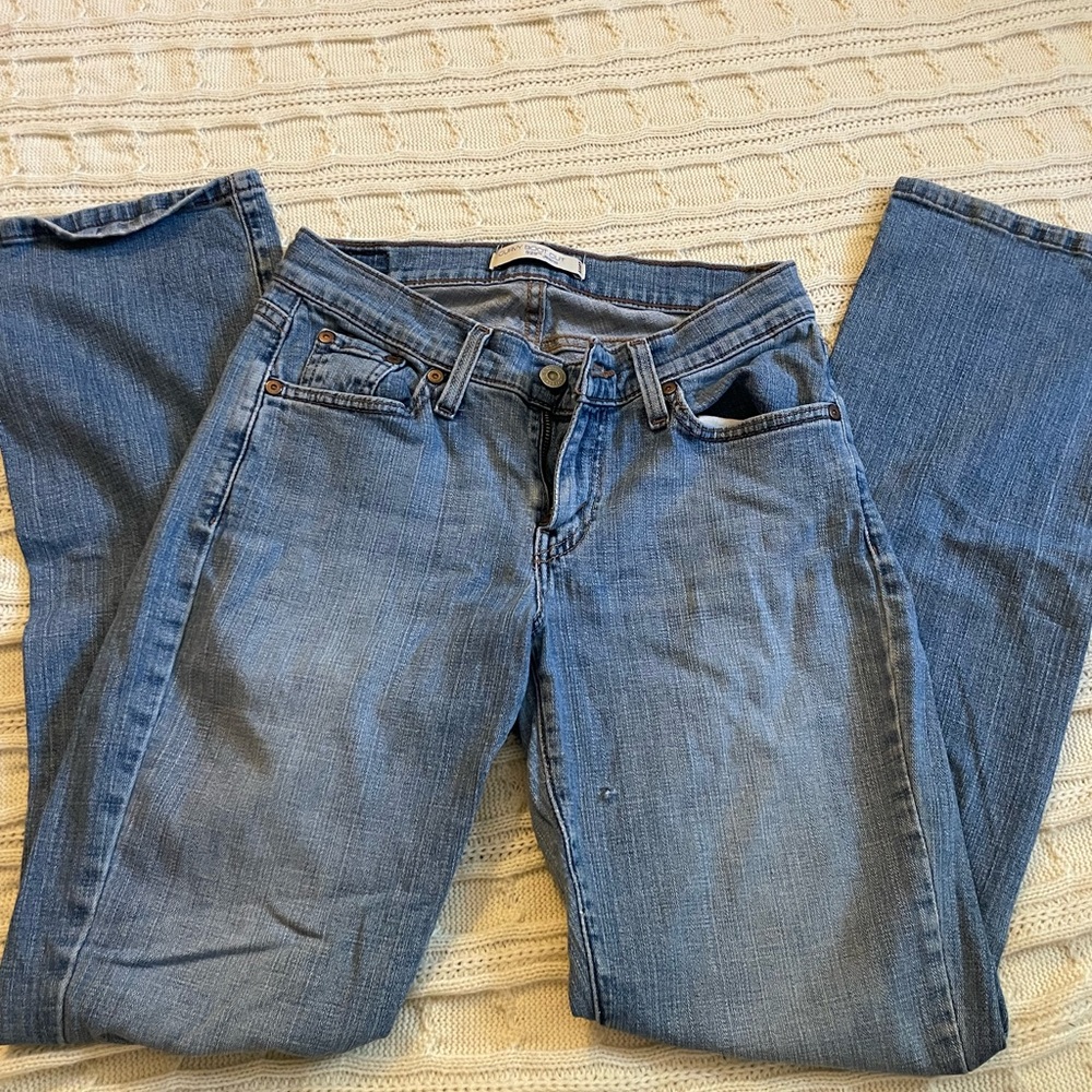 Levi Strauss Bootcut Curvy Blue Jeans size 4